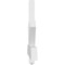 Ekena Millwork Kennewick Architectural Grade PVC Gable Bracket, 84"W x 21"H x 2"D x 4"F, 6/12 Pitch GBP084X21X0204KEN00 - alternate 2